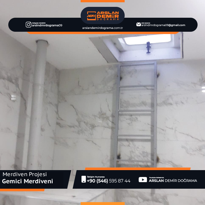 Dik Demir Çatı Merdiveni